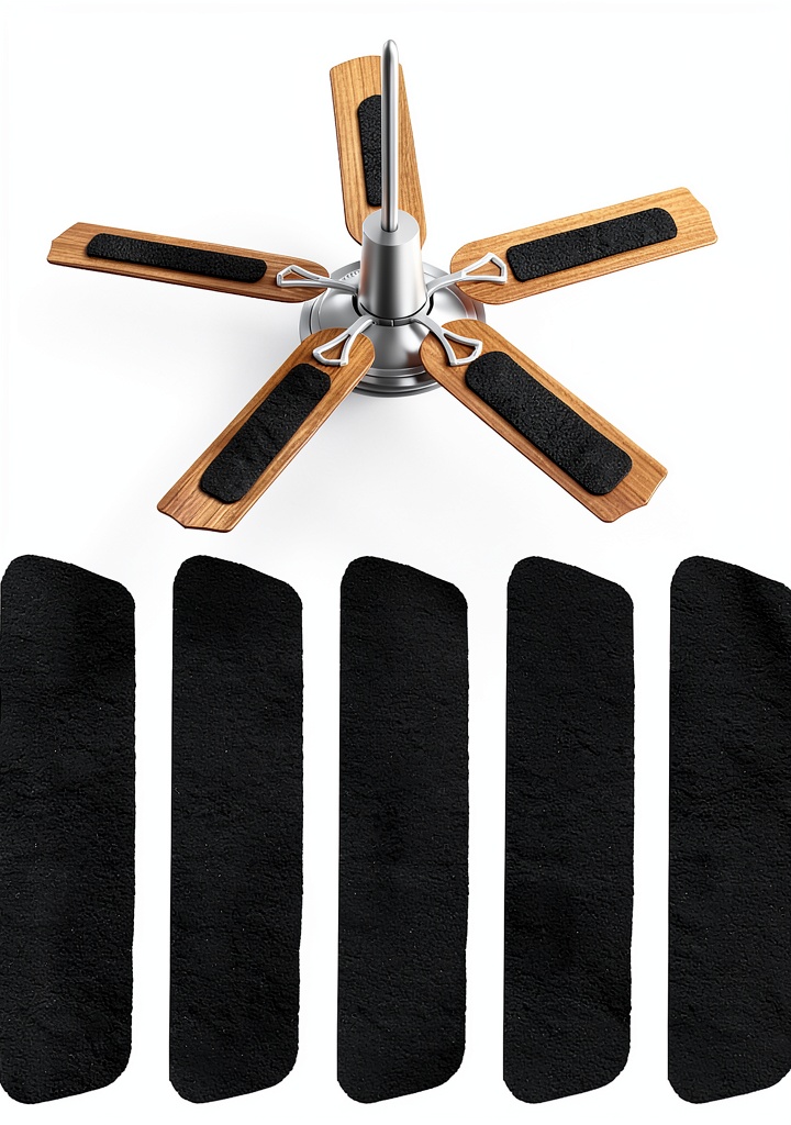 Pavo ceiling fan air filter package showing five filters