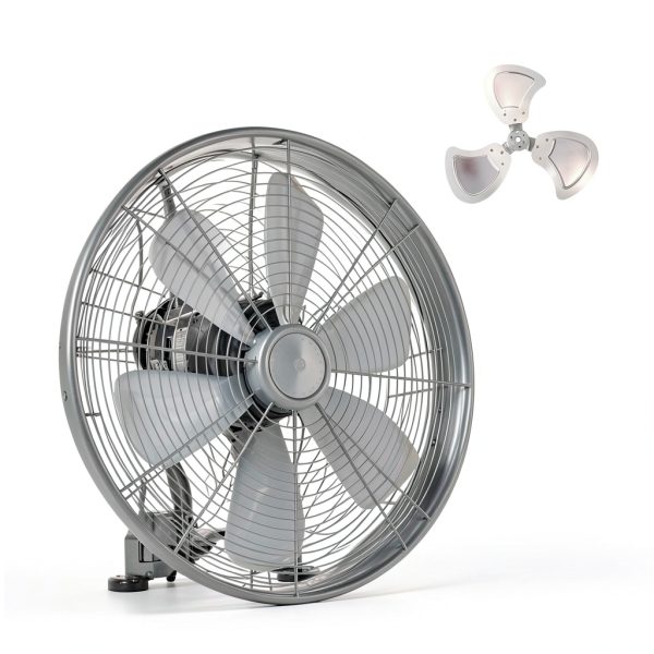 ROMISBABA Silver Floor Fan Blades Replacement High-6