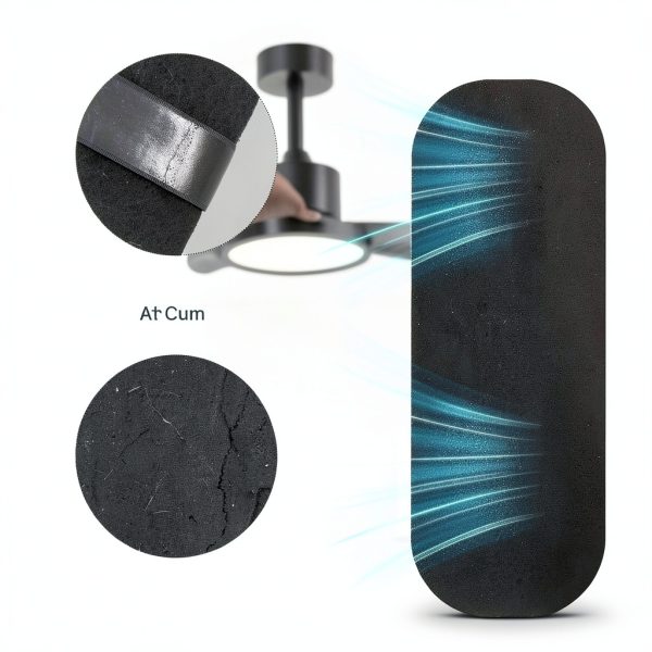 Mzario Ceiling Fan Filters Natural Carbon Air Purification-1