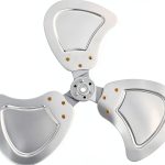 ROMISBABA Silver Floor Fan Blades Replacement High-0