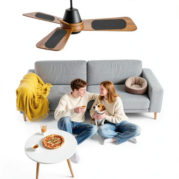 Mzario Ceiling Fan Filters Natural Carbon Air Purification-4