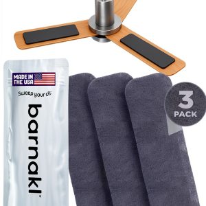 Barnakl Ceiling Fan Filter Zeolite Carbon Air Purifier Black-0
