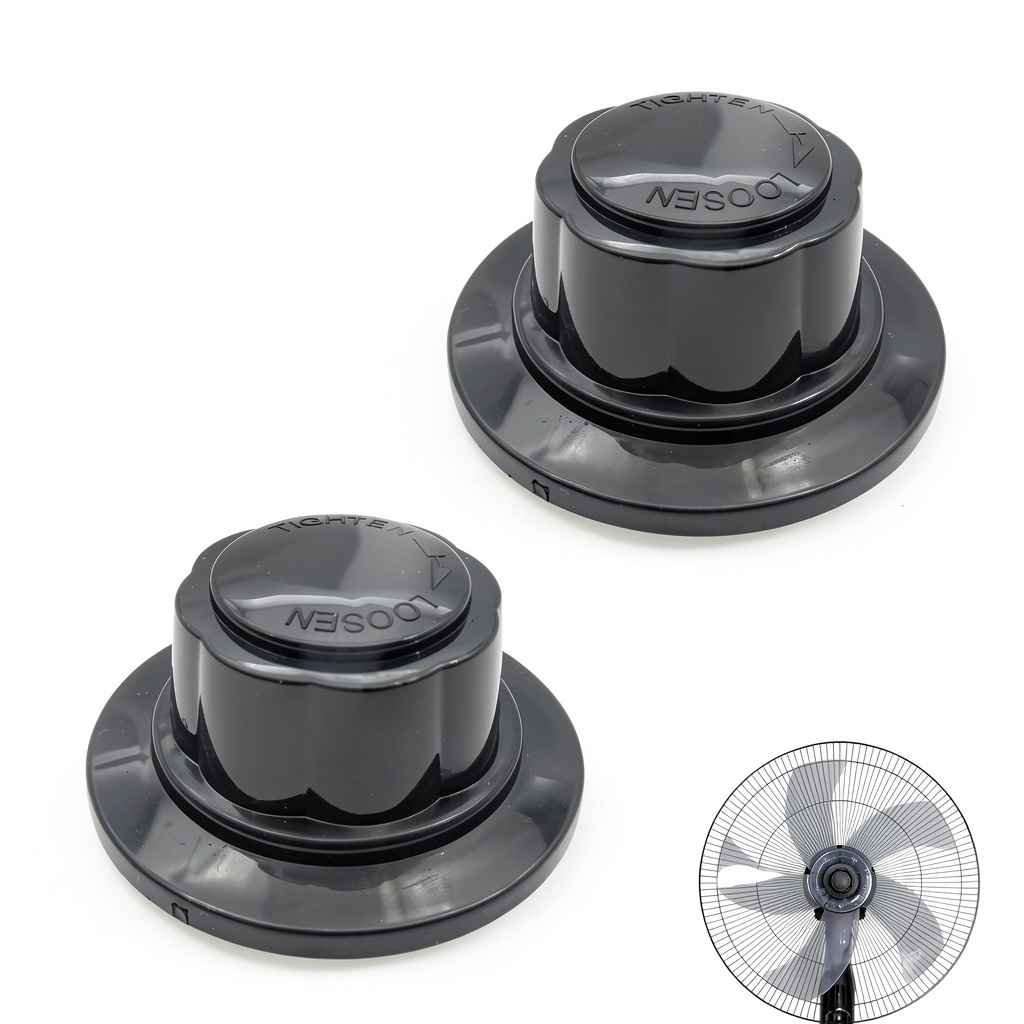 OKKRMGZ fan blade screws with M8 thread on a fan assembly