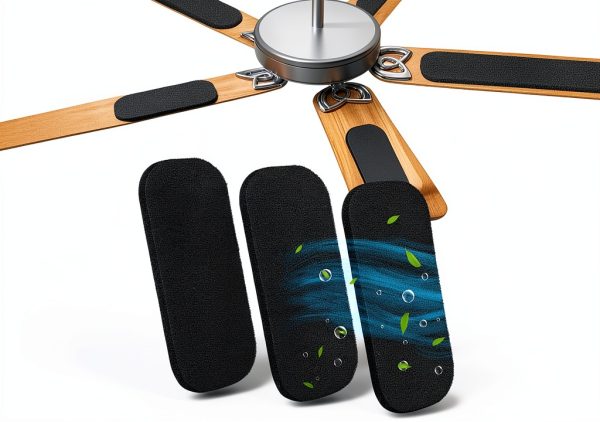 Generic Ceiling Fan Filters Black Modern Design-0