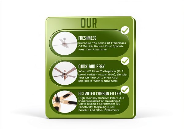 UBANU Carbon Fiber Ceiling Fan Filter-3