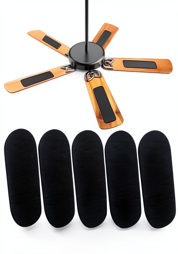 Generic Ceiling Fan Filters Black Modern Design-1