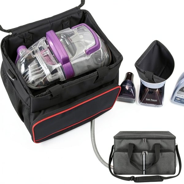 QWARVEL Storage Case for Bissell Carpet Cleaner with Thick Padding-2