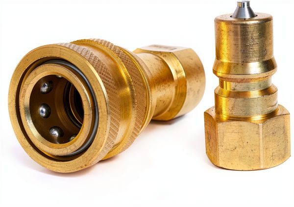 DT 1/4" Quick Disconnect Coupler Valve for Carpet Wand Brass 0.25in-0