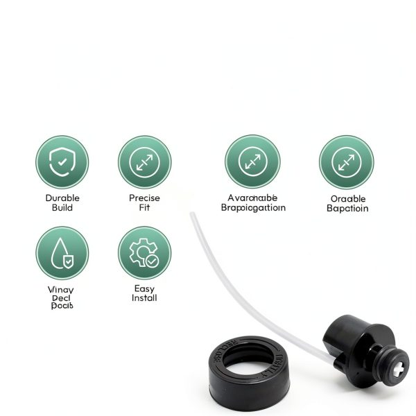 Replacement Cap & Straw Assembly for Bissell Green Carpet Cleaner-1